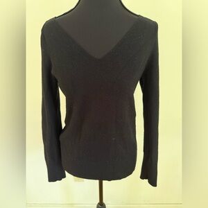 Banana Republic Classic Black V-Neck Sweater